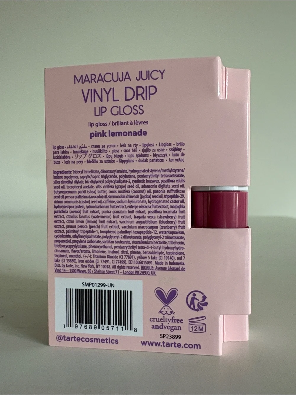 $4💕 TARTE Maracuja Juicy Lip High-Shine Vinyl Lip Gloss